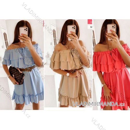 Women's Elegant Long Sleeve Dress (S / M ONE SIZE) ITALIAN FASHION IMWP21u3727