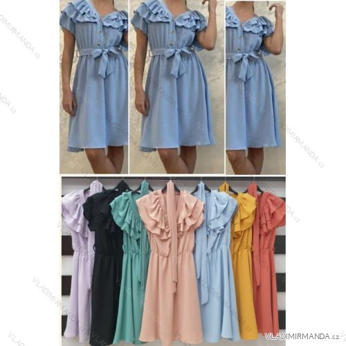 Dress with 3/4-sleeve ladies pocket (uni sl) ITALIAN Fashion IM3181746