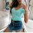 T-shirt short sleeve women (S / M ONE SIZE) ITALIAN FASHION IMWA21017