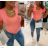 T-shirt short sleeve women (S / M ONE SIZE) ITALIAN FASHION IMWA21017