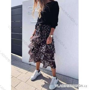 Blouse long sleeve with ruffles women (UNI S / L) ITALIAN FASHION IMK20159