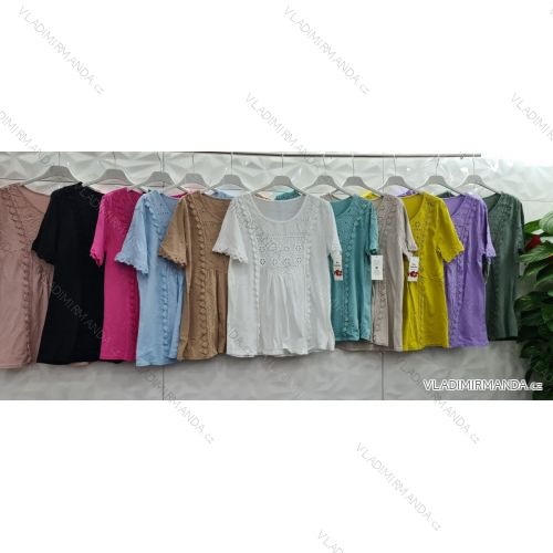 Dress with 3/4-sleeve ladies pocket (uni sl) ITALIAN Fashion IM3181746