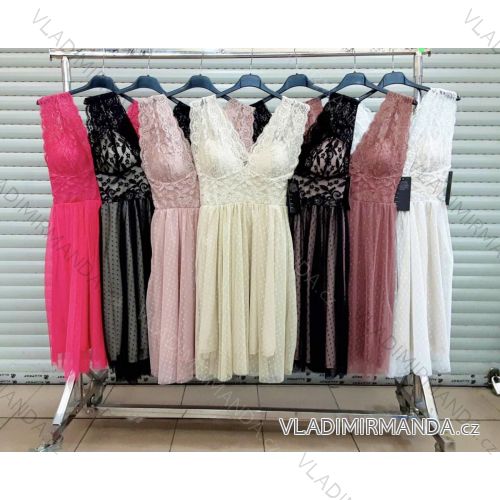 Dress with 3/4-sleeve ladies pocket (uni sl) ITALIAN Fashion IMWD20527