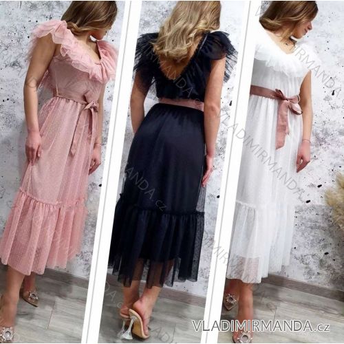 Dress with 3/4-sleeve ladies pocket (uni sl) ITALIAN Fashion IMWD20527