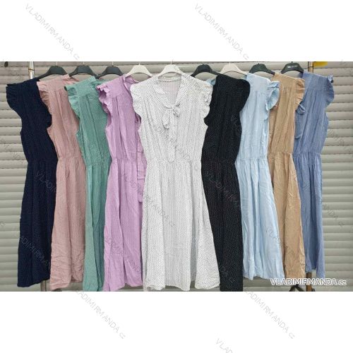 Dress with 3/4-sleeve ladies pocket (uni sl) ITALIAN Fashion IMWD20527