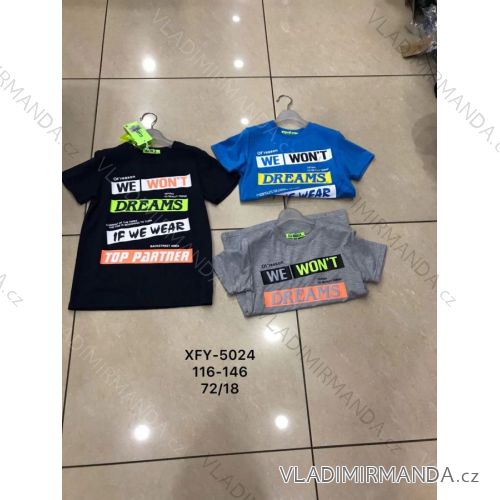 T-shirt short sleeve youth boys (134-164) ACTIVE SPORT ACT208P-8126