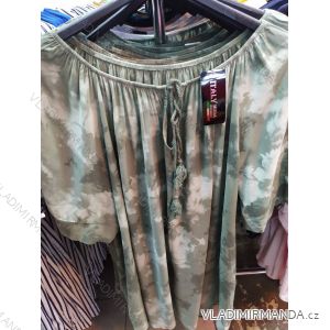 Dress short sleeve long summer strip womens (uni sl) ITALIAN MODA IM718227