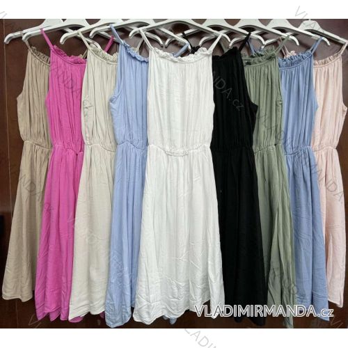 Dress with 3/4-sleeve ladies pocket (uni sl) ITALIAN Fashion IMWD20527