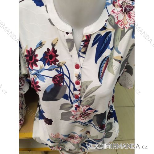 Tunic 3/4 long sleeve shirt women's oversized (M-3XL) POLISH FASHION PME20019