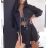 Buttoned Dress with Buttoned Ladies (uni s-m) ITALIAN FASHION IM2203948