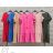 Women's dress 3/4 long sleeve oversize (uni s-l) ITALIAN FASHION IMC20023