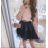 Blouse long sleeve with ruffles women (UNI S / L) ITALIAN FASHION IMK20159