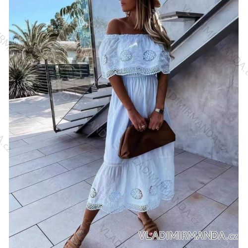 Dress with 3/4-sleeve ladies pocket (uni sl) ITALIAN Fashion IMWD20527