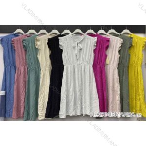 Dress with 3/4-sleeve ladies pocket (uni sl) ITALIAN Fashion IMWD20527