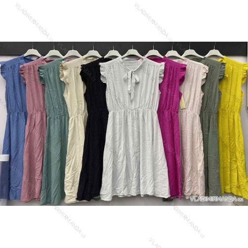 Dress with 3/4-sleeve ladies pocket (uni sl) ITALIAN Fashion IMWD20527