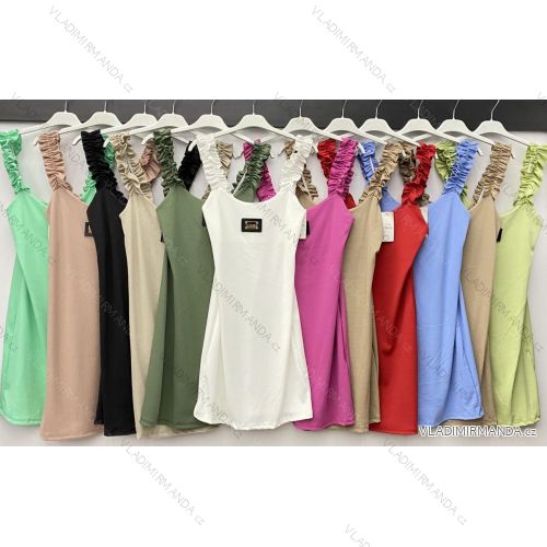 Dress with 3/4-sleeve ladies pocket (uni sl) ITALIAN Fashion IMWD20527