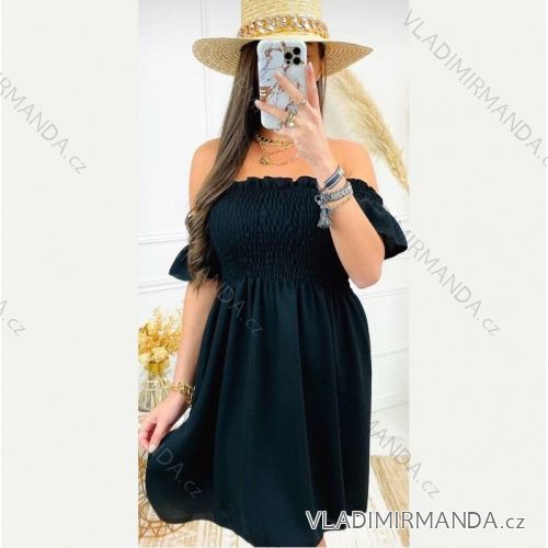 Dress with 3/4-sleeve ladies pocket (uni sl) ITALIAN Fashion IMWD20527