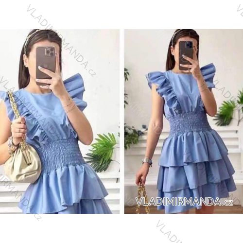 Dress with 3/4-sleeve ladies pocket (uni sl) ITALIAN Fashion IMWD20527
