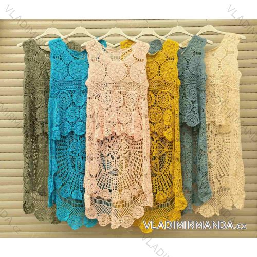 Dress with 3/4-sleeve ladies pocket (uni sl) ITALIAN Fashion IMWD20527