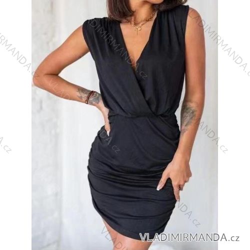 Dress with 3/4-sleeve ladies pocket (uni sl) ITALIAN Fashion IMWD20527