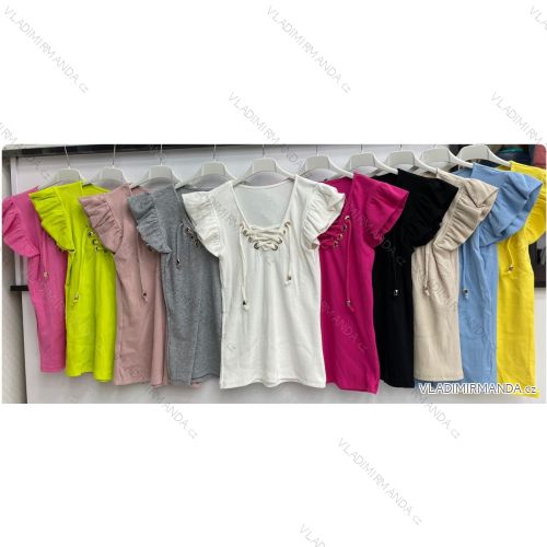 Dress with 3/4-sleeve ladies pocket (uni sl) ITALIAN Fashion IM3181746