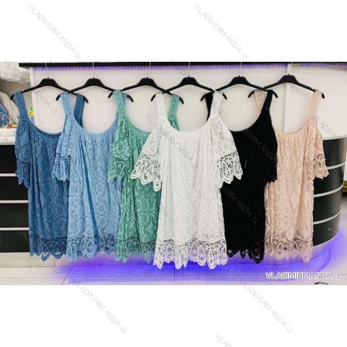 Dress with 3/4-sleeve ladies pocket (uni sl) ITALIAN Fashion IMWD20527