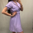 Elegant short-sleeved women's dress (uni s-m) ITALIAN FASHION IM920148