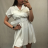 Elegant short-sleeved women's dress (uni s-m) ITALIAN FASHION IM920148