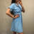 Elegant short-sleeved women's dress (uni s-m) ITALIAN FASHION IM920148