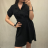 Elegant short-sleeved women's dress (uni s-m) ITALIAN FASHION IM920148