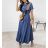 Summer dress with straps for women (UNI S / L) ITALIAN FASHION IMK20107