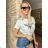 T-shirt elegant long sleeve women (S / M ONE SIZE) ITALIAN FASHION IMWK21008