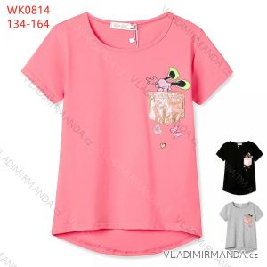 Girls' Short Sleeve T-Shirt (134-164) KUGO KT9869