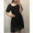 Women's Lace Short Sleeve Dress (UNI S-M) ITALIAN FASHION IMD20028