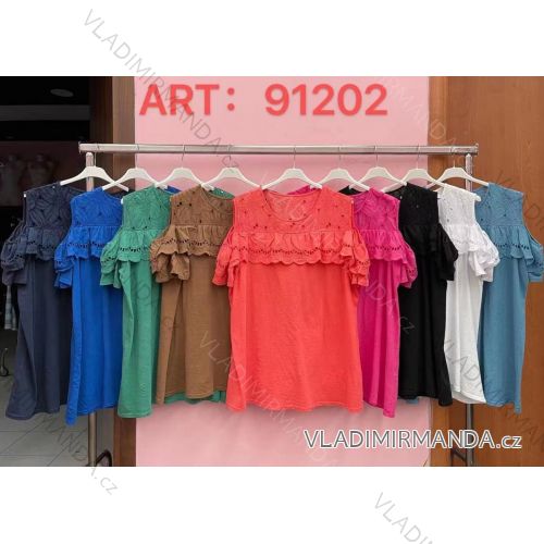 Women's short sleeve tunic (uni xL / 2XL) TURKISH FASHION TM9200691