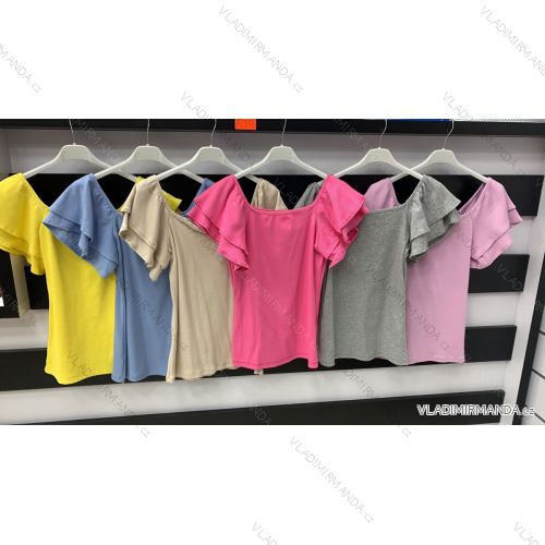 T-shirt short sleeve women (S / M ONE SIZE) ITALIAN FASHION IMWA21017
