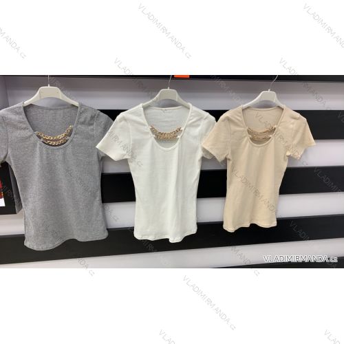 T-shirt short sleeve women (S / M ONE SIZE) ITALIAN FASHION IMWA21017