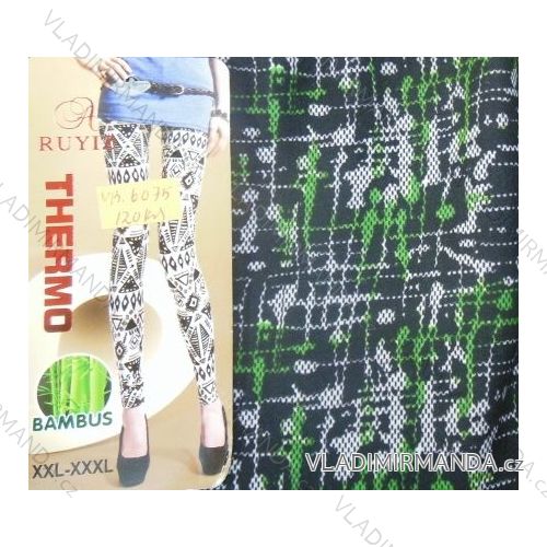Leggings warm thermo bamboo long ladies oversized (l-3xl) RUYIZ YB-6575

