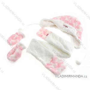 Set of ram cap, scarf and gloves for girls and boys (uni) TURKEY PRODUCTION 8-EP3
