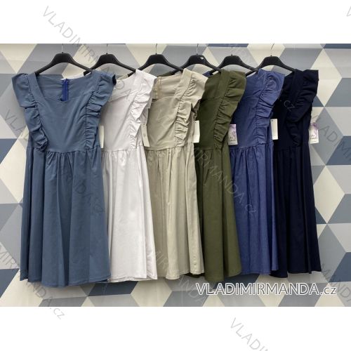Dress with 3/4-sleeve ladies pocket (uni sl) ITALIAN Fashion IMWD20527