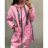 Kabát jarní dlouhý dámský (S/M/L ONE SIZE) ITALSKÁ MÓDA IMWA21006