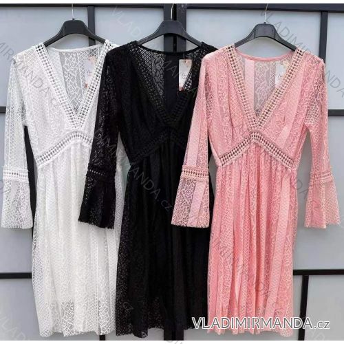 Dress with 3/4-sleeve ladies pocket (uni sl) ITALIAN Fashion IMWD20527