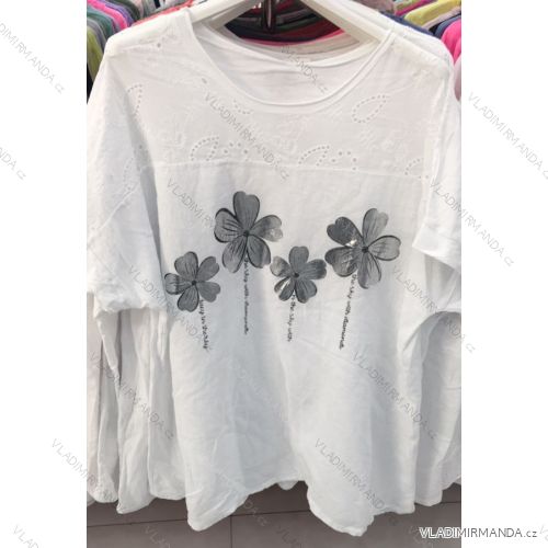 Shirt blouse 3/4 sleeve (UNI XL-3XL) ITALIAN MODA IM420486