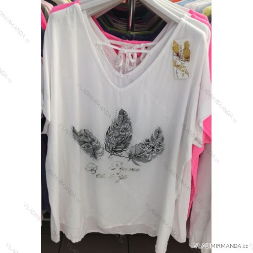 Shirt blouse 3/4 sleeve (UNI XL-3XL) ITALIAN MODA IM420486