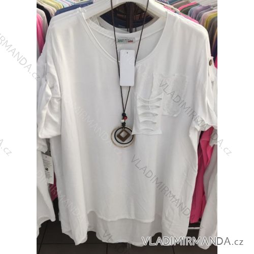 Shirt blouse 3/4 sleeve (UNI XL-3XL) ITALIAN MODA IM420486