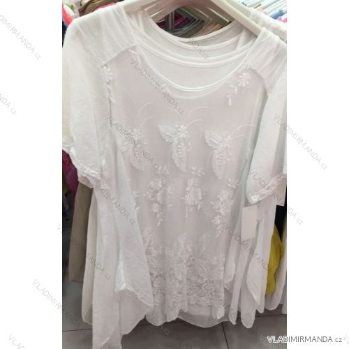 Shirt blouse 3/4 sleeve (UNI XL-3XL) ITALIAN MODA IM420486