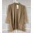Jacket thin long sleeve women's (UNI XS-M) ITALIAN FASHION IM120049 -   béžová smetanová -   S/M/L