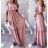 Carmen summer summer shoulder dress (UNI S / M) ITALIAN FASHION IMM20628