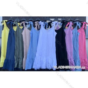 Dress with 3/4-sleeve ladies pocket (uni sl) ITALIAN Fashion IMWD20527