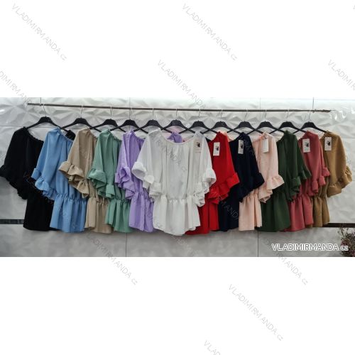 Dress with 3/4-sleeve ladies pocket (uni sl) ITALIAN Fashion IM3181746